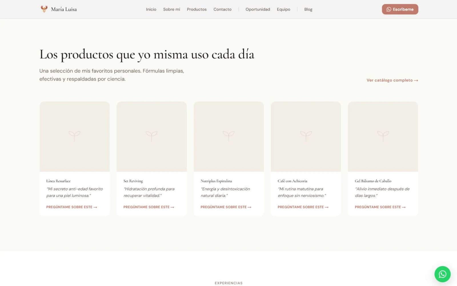 Catálogo de productos Farmasi